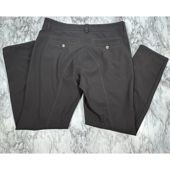 Cambio Chocolate Brown Equestrian Style Zip Ankle Dress Pants Breeches Old Money - Picture 2 of 13